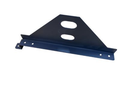 Кронштейн снегозадержателя для металлочерепицы со ступенькой, плоскоовальная труба 25х45мм (2мм.металл)