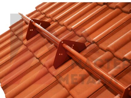 Снегозадержатель трубчатый, длина: 2000мм (3 кронштейна)