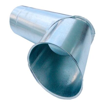 Колено трубы сливное D-200;60 (оцинковка)
