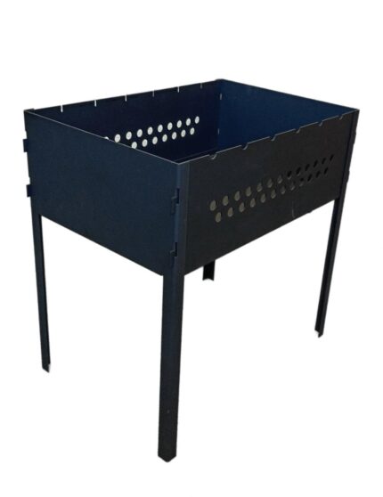 Мангал Сборный,2 мм.-45 см. Х 45 см. Х 30 см.